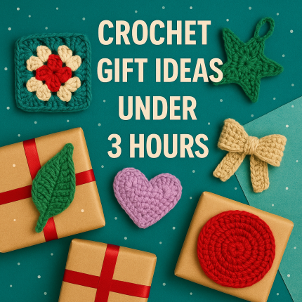 Crochet Gift Ideas Under 3 Hours