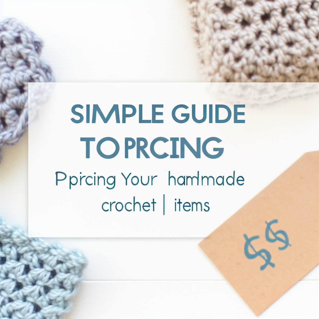 Simple Guide to Pricing Your Handmade Crochet Items