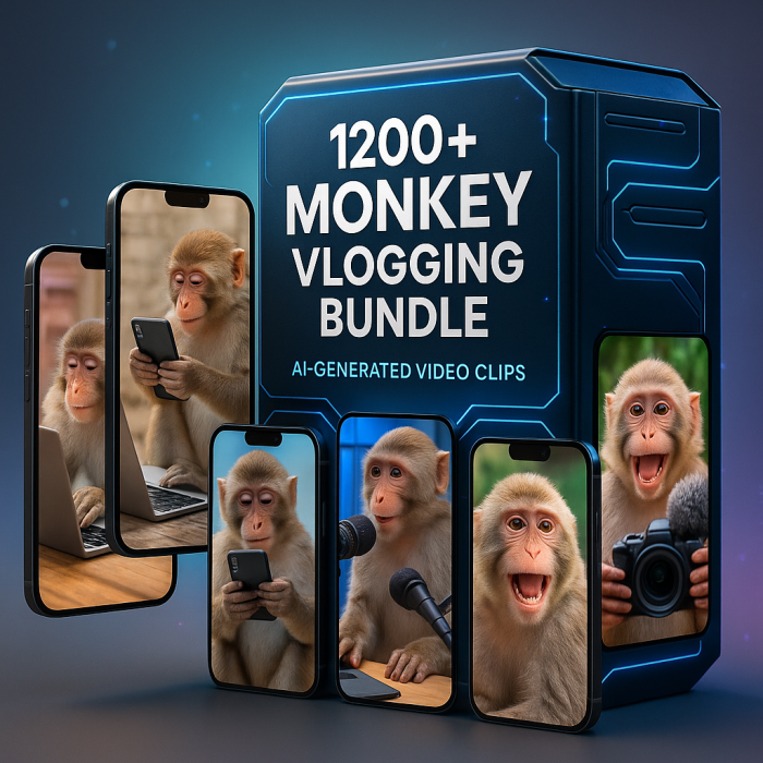 1300+ AI-Generated Animal Reels Bundle